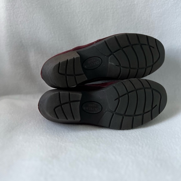 Earth Origins Size 7 Raisin/Plum/Burgundy Suede Shoes. - Picture 14 of 14